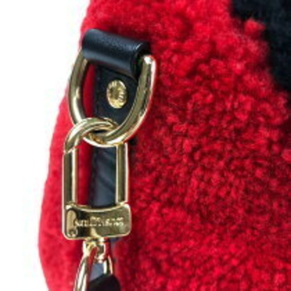 Louis Vuitton Leather Monogram Boston Speedy Bag Bandouliere Shearling Teddy - Picture 9 of 11